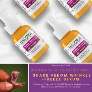 Sérum anti-âge pour le visage au venin de serpent, avec peptides et collagène marin, pour tous types de peaux - Product Image 3