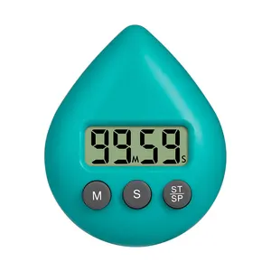 J & R nuovo più economico Mini colorato semplice 100 minuti appeso aspirazione magnetica famiglia cottura digitale acqua gocciolina Timer da cucina