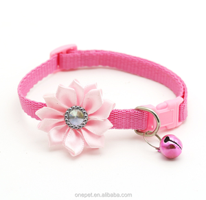 <span class=keywords><strong>Collar</strong></span> para mascotas de venta directa de fabricante, cuello para perro y gato de animales pequeños, <span class=keywords><strong>Collar</strong></span> bonito con flores de campana - Product Image 6