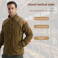 Veste polaire à carreaux sportive d'hiver personnalisée pour homme et femme, couleur verte chaude avec col montant