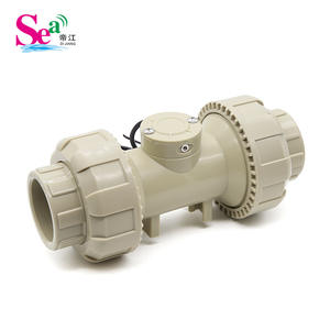 Compteur de débit d'eau PPH personnalisé de 2 pouces résistant à la corrosion et aux hautes températures pour l'irrigation des terres agricoles et le traitement de l'eau - Product Image 1