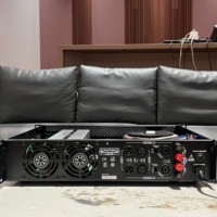 Amplificateur de puissance en métal de classe H à deux canaux H6 600W avec une impédance de 4/8 ohms pour les systèmes audio professionnels, les églises et les systèmes sonores KTV