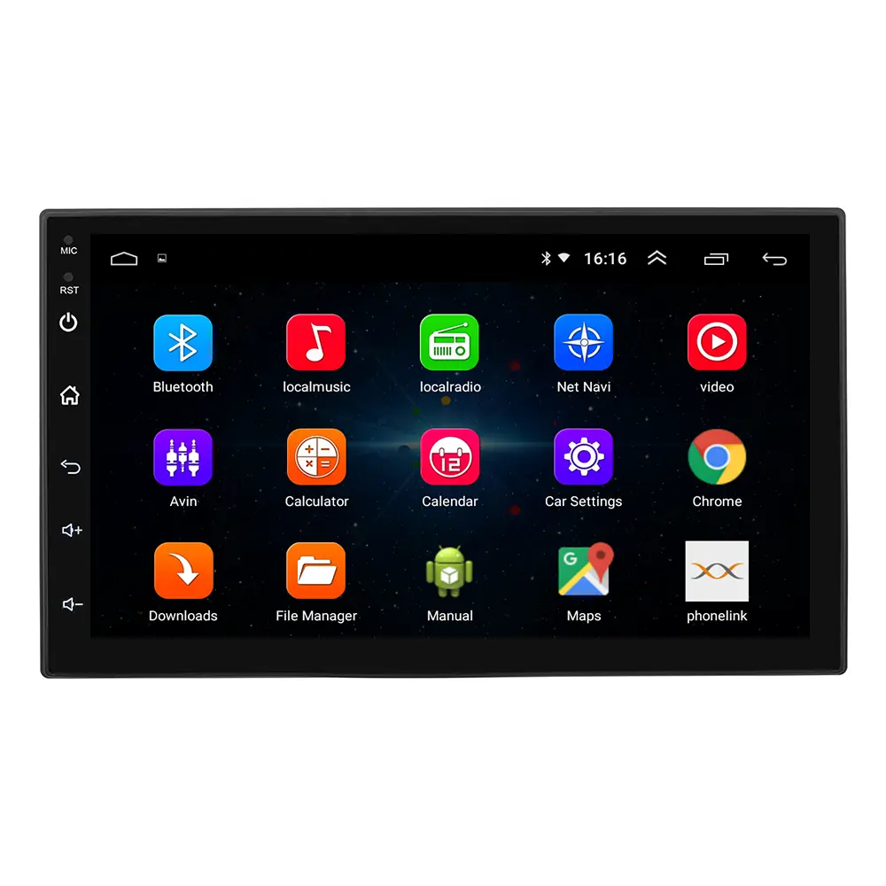 Android 10 Car Dvr Gương Hỗ Trợ GPS Đài Phát Thanh Xe Video Bản Đồ Ứng Dụng Android Xem Xét Dvr HIFI Chức Năng