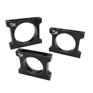 RJXHOBBY RJX 30/40/50mm Abrazadera de Tubo de Aluminio y Carbono, Placa Central de Fijación, Conector de Tubo Redondo para Brazo de Dron Agrícola - Product Image 1