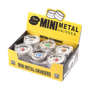 Nuevo Molinillo de 42 mm, 2 Piezas, Metálico, Creativo, para Tabaco, Regalo, Aleación de Zinc, para Hierbas - Product Image 5