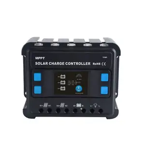 CARSPA 50A MPPT Solar Charge Controller 12V 24V MPPT Solar Charger Controller With Lcd Display