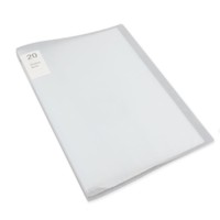 Vente en gros à bas prix de haute qualité A4 livre transparent classeur livre d'affichage en plastique transparent classeur livre d'affichage avec pochettes