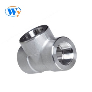 3000 # giả mạo thép không gỉ bằng <span class=keywords><strong>TEE</strong></span> Phụ kiện cho hệ thống ống dẫn khí Ống <span class=keywords><strong>TEE</strong></span> ren NPT phù hợp ổ cắm kết nối hàn - Product Image 1