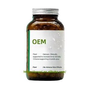 OEM organik Alage merah kalsium suplemen untuk wanita Vitamin D3 K2 kapsul untuk tulang kesehatan kekuatan - Product Image 1