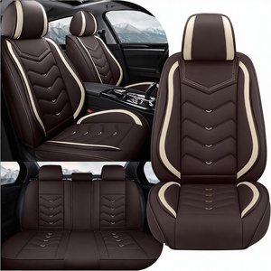 Coprisedili per <span class=keywords><strong>Ford</strong></span> F-150/F-250/F-350 2009-2025, Eleganti in Ecopelle Sportiva, Impermeabili, Resistenti all'Usura, Set Completo Premium - Product Image 1