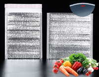 Feuille d'aluminium jetable en mousse epe argentée à bulles métalliques, glacière isotherme thermique, sac de doublure pour aliments