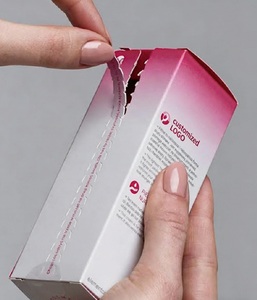 Boîte rigide en carton ondulé avec logo personnalisé imprimé et bande détachable pour emballage cadeau de crème pour le <span class=keywords><strong>visage</strong></span> et crème pour les yeux (recyclable) - Product Image 4