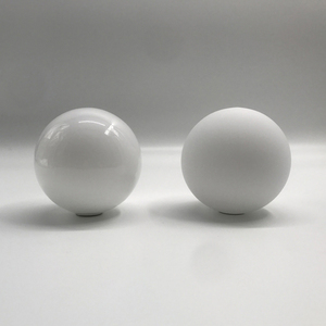 Vente en gros de globes en <span class=keywords><strong>verre</strong></span> blanc G9, <span class=keywords><strong>verre</strong></span> givré poli, avec différentes tailles pour lustre et <span class=keywords><strong>luminaire</strong></span> suspendu - Product Image 2