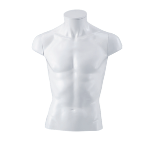 <span class=keywords><strong>Mannequin</strong></span> <span class=keywords><strong>Buste</strong></span> Homme en Plastique Sans <span class=keywords><strong>Bras</strong></span> pour Présentation de Vêtements – Léger et Idéal pour la Vente en Gros - Product Image 2