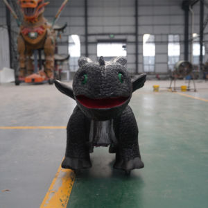 سيارة ديناصور كهربائية جديدة ركوب 24 فولت ميكانيكية واقعية لمراكز التسوق وحدائق المغامرة - Product Image 4