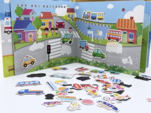 Libros Magnéticos de Actividades y Cuentos en Inglés para Niños en Edad <span class=keywords><strong>Preescolar</strong></span>, Personalizados, con Rompecabezas - Product Image 6