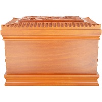 Ataúd Funerario de Madera Maciza, Estilo Jardín Crane, Caja para Cenizas de Dalbergia y Madera de Palo de Rosa, Venta Directa de Fábrica