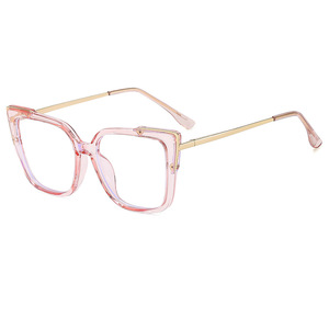 Montures de lunettes œil-de-chat, monture intégrale, verres en résine, anti-lumière bleue, lunettes de mode légères pour femmes 2024 - Product Image 3