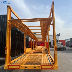 Semi-remorque porte-voitures Starway à 3 essieux, 10 voitures, suspension à bogies en acier, freinage d'essieu BPW/FUWA/Starway, 40T, poutre principale Q345B 3/4/6 - Product Image 6