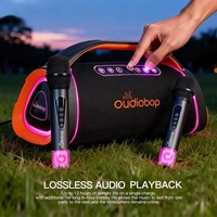 Altavoz para Fiestas 2026, Nuevo, con Bajos Potentes, RGB, Entradas USB y AUX, Micrófono Inalámbrico, Salida de 5.4 130W, Batería Recargable