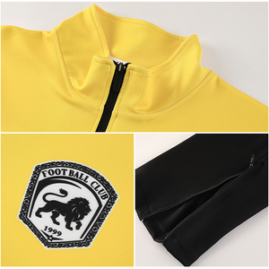 Toptan ücretsiz tasarım kış koşu elbisesi üretici süblimasyon 1/4 fermuar atletik sıcak polar spor eşofman setleri WX25719 - Product Image 6