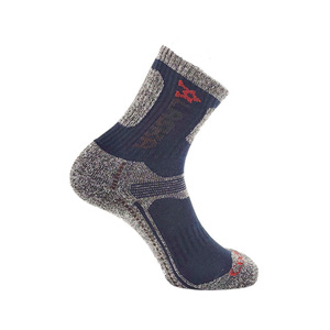 Chaussettes de randonnée pour hommes Laska, mi-mollet, séchage rapide, semelle épaisse en tissu éponge, chaussettes de sport de plein air, gris, noir, bleu marine - Product Image 3