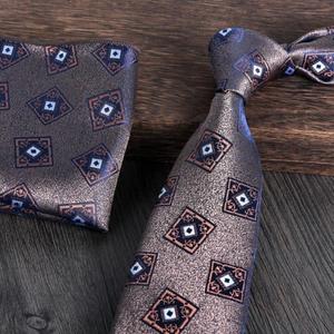 Conjunto de Corbata de Vestir Profesional de 2 Piezas para Hombre, Nueva Colección de Otoño, Corbatas Formales de Poliéster a Rayas para Negocios - Product Image 4