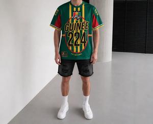 Camiseta de Fútbol <span class=keywords><strong>GUINEE</strong></span> para Hombre, Cuello Redondo, Manga Corta, Color Sólido, para Adultos, Todas las Temporadas, para Fitness y Deportes, Talla 6XL - Product Image 4