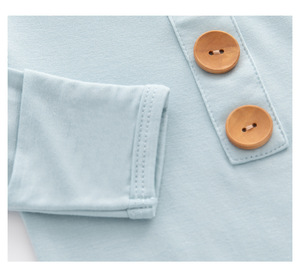 RTS ชุดนอนพร้อมหมวกของเด็กทารกแรกเกิด,เสื้อคลุมใยไผ่ออร์แกนิคพร้อม<span class=keywords><strong>หมวก</strong></span>สำหรับใส่ในฤดูใบไม้ผลิฤดูใบไม้ร่วง1ชิ้น - Product Image 4