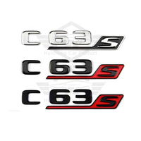 Nouveau Design Voiture Modifié Décoratif Lettre logo Emblème Autocollant Badge pour Mercedes-Benz AMG GLA45S A45S C63S E63S GLC63S GLE63S
