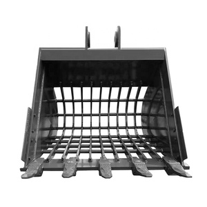 Équipement/accessoire personnalisable de différentes tailles, seau de tamis/seau de criblage de seau de <span class=keywords><strong>squelette</strong></span> pour le bulldozer d'excavatrice - Product Image 1