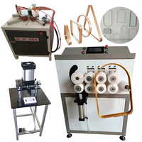 Machine de pliage de cadre de miroir en aluminium CNC avec barre d'espacement de profil en aluminium à angle de 45 degrés