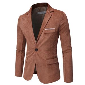 <strong>2025</strong> New <strong>Mens</strong> <strong>Suit</strong> Black Corduroy Jacket 6XL Business Casual Outfits Red Sport <strong>Coat</strong> Brown Blazer - Product Image 3