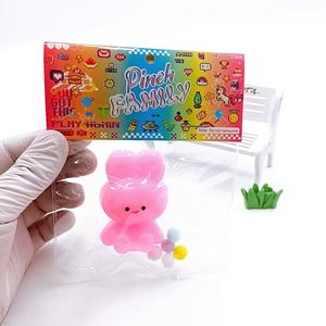 Jouet anti-stress en TPR en forme de lapin mignon, souple et à rebond lent, jouet sensoriel Taba Squishy, cadeau pour enfant, prix de gros - Product Image 5