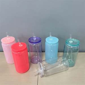 Plastic Jelly Color Plastic Can Libby Soda Beer <b>Mugs</b> - Product Image 5