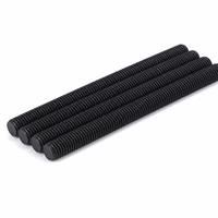 Tige filetée ultra haute résistance 12.9 DIN975 finition noire pour connexion d'acier lourd Vente en gros usine Yunnan Kunming