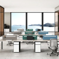 Conception minimaliste écologique Poste de travail ergonomique pour le personnel Postes de travail et bureaux professionnels