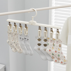 Hanging Closet Organizer With Multiple <b>Hooks</b> For Clothing Storage Wardrobe Use - Product Image 4