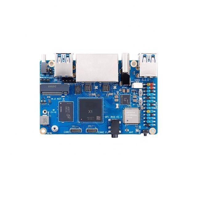 OrangePi RV2 Development Board 2GB/4GB/8GB 8-core RISC-V AI CPUs Delivering 2TOPS CPU fusion Supports Deployment of Deepseek-R1