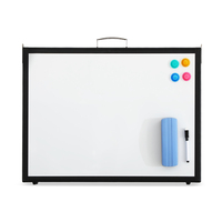 Vente d'usine - Tableau blanc magnétique mural pliable personnalisable, cadre en métal PET, aluminium, acier, MDF, tableau d'écriture