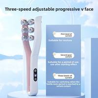 Rouleau facial manuel pour soins de beauté à domicile, masseur anti-rides, lifting du visage, rajeunissement de la peau, anti-âge, étanche 3