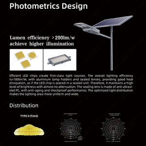 40W 60W 80W 100W 120W 150W Ultra Bright IP66 LiFePO4 Battery Solar <b>LED</b> Street <b>Light</b> <b>Motion</b> <b>Sensor</b> Parking Garage Security - Product Image 4
