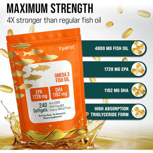 OEM/ODM Cápsulas blandas de aceite de pescado Omega3 EPA DHA de alta absorción para la salud ocular y la función cerebral, para el confort de las articulaciones, muestra gratuita. - Product Image 6