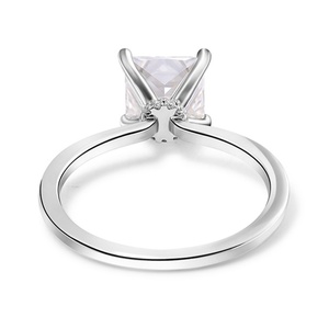 แหวนเพชรโมอิสซาไนต์สั่งทำพิเศษ ทองคำขาวแท้ 14K แหวนหมั้น แหวนแต่งงาน แหวนทองคำแท้สำหรับผู้หญิง ราคาขายส่ง - Product Image 2