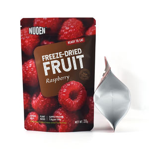 कस्टम मुद्रित गंध प्रमाण ज़िप लॉक स्टैंड अप पाउच बीज मुक्त सूखे सब्जियां फल स्नैक्स लोगो के साथ मलर बैग - Product Image 3