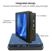 PC Layar Sentuh Industri All-in-One 7 inci Komputer Android Tertanam untuk Penggunaan Industri
