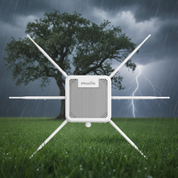 Routeur extérieur WiFi 6 AX1800 1800 Mbps bi-bande, point d'accès maillé sans fil avec 6 antennes à gain élevé 7dBi, étanche IP67, répéteur PoE