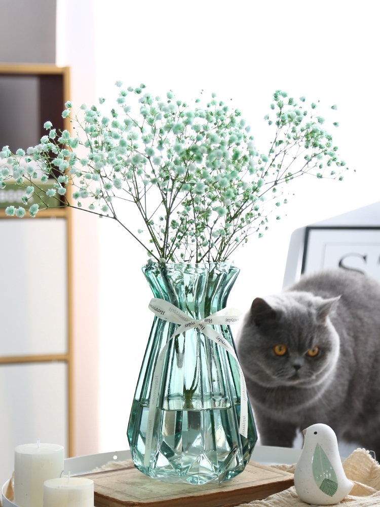 Factory Produced Wholesale Glass Flower Vase for Home Decor