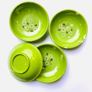 Plato Pequeño para Salsas con Estampado de Flores Verdes, Plato para Comida Rápida, Plato para Vinagre, 1 o 2 Yuanes, Venta al por Mayor, Regalo - Product Image 3