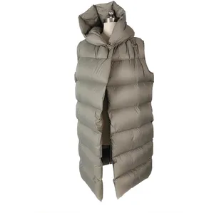 Wholesale Fashionable Winter 90% Down 10% Feather Puffer Down Vest For Ladies